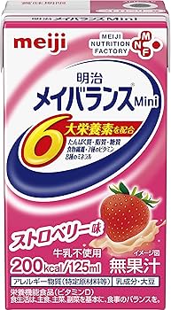 Amazon | メイバランスミニ ストロベリー味 125ml×24本【ケース